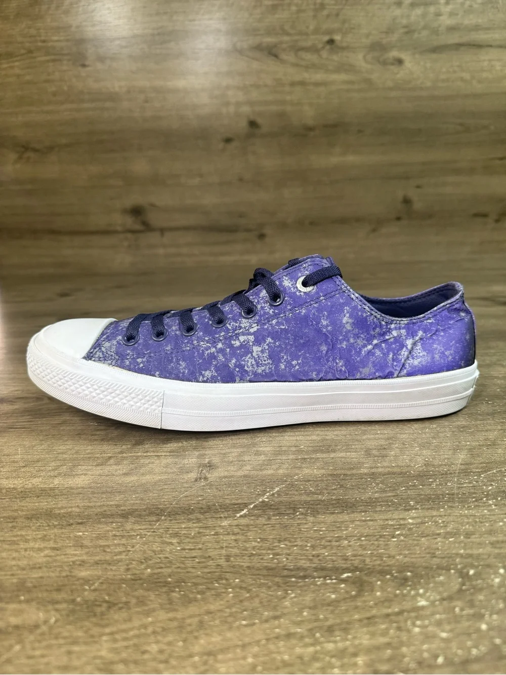 Converse Chuck Taylor II Ox 153549C Purple Acid Wash Lunarlon Mens 11.5